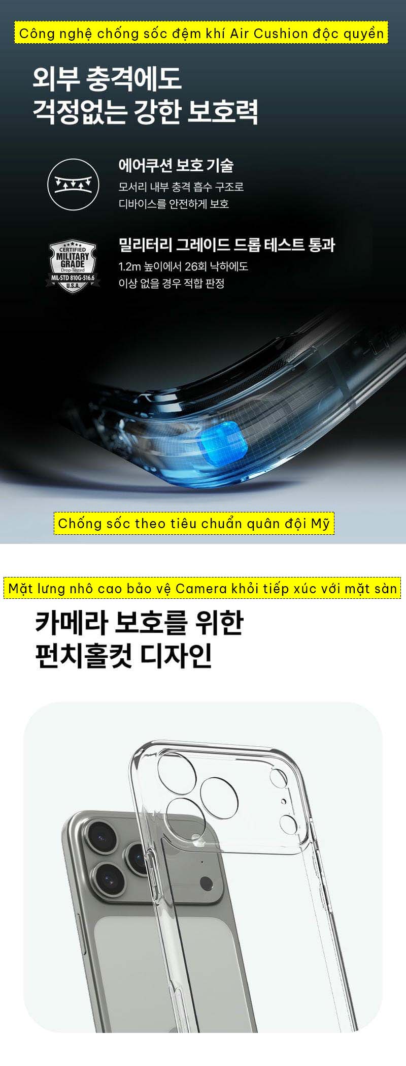 Ốp lưng iPhone 17 Pro Max Spigen Ultra Hybrid 6